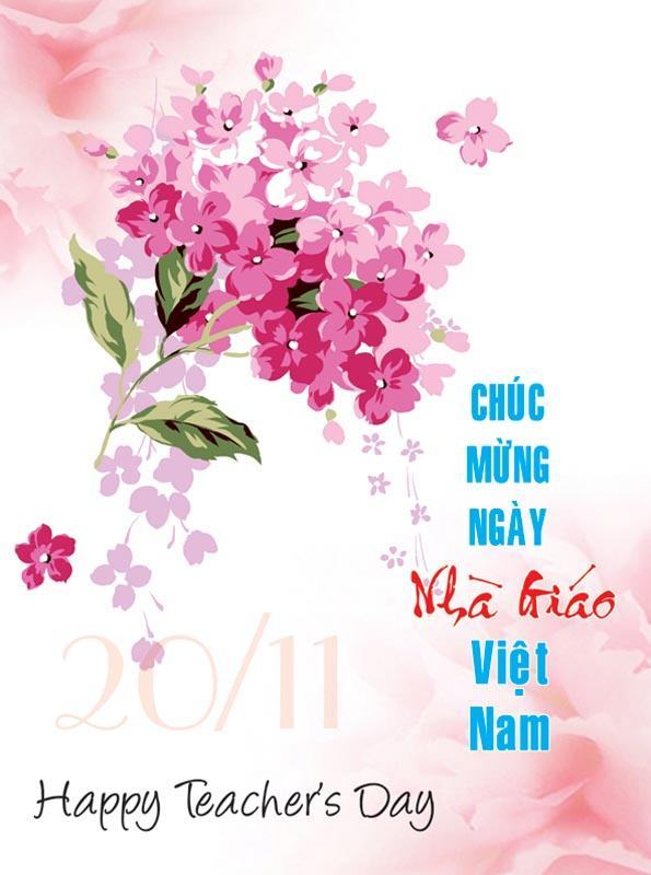 Hình ảnh chúc mừng ngày nhà giáo Việt Nam