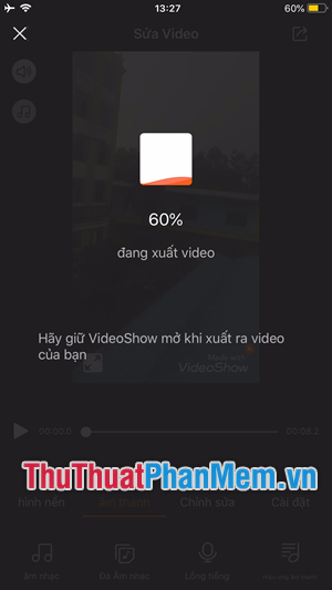 Ứng dụng xử lý video của bạn