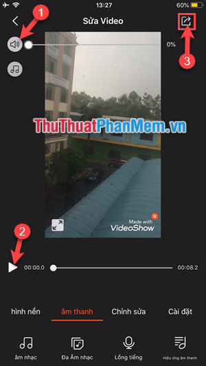 giao diện video