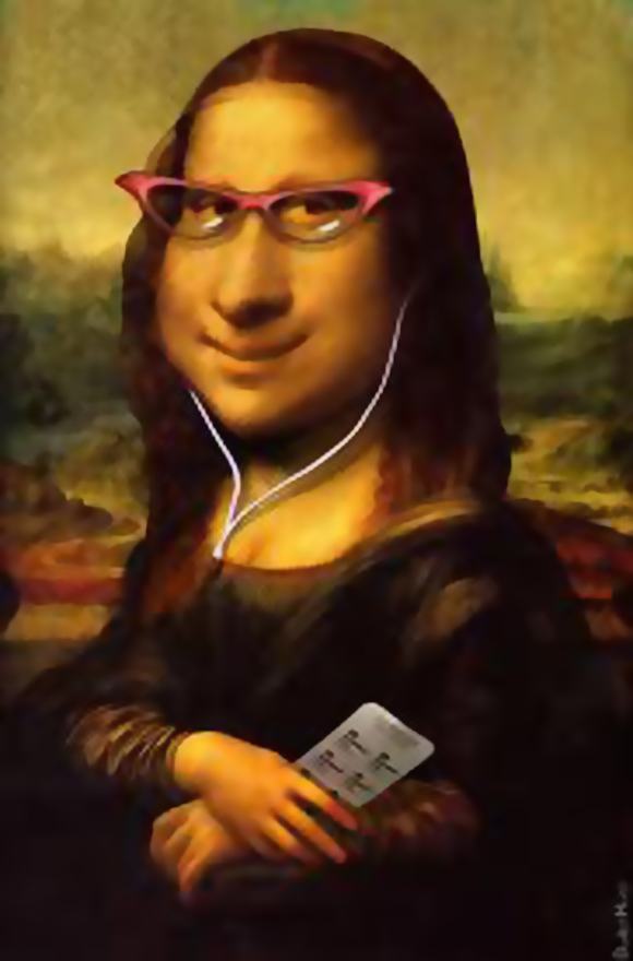 Ảnh Mona Lisa dễ thương