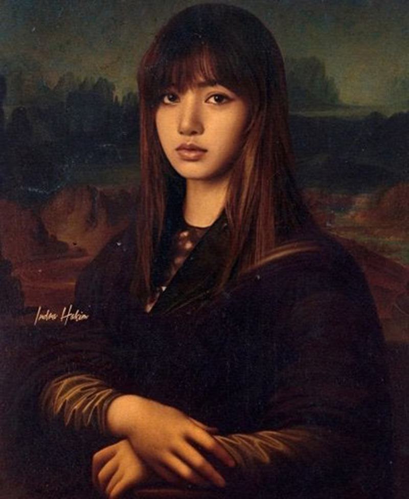 Ảnh Mona Lisa hài hước dễ thương