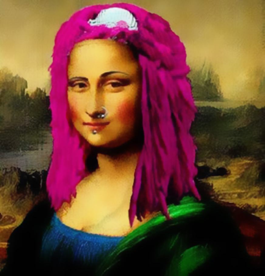 Mona Lisa rất ngầu và dễ thương