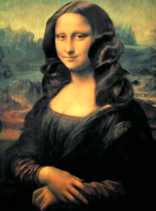 Ảnh Mona Lisa ngộ nghĩnh, đáng yêu