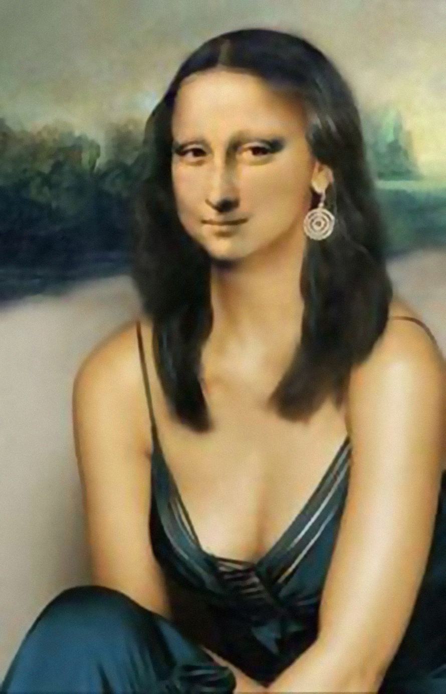 Hình ảnh hài hước của Mona Lisa