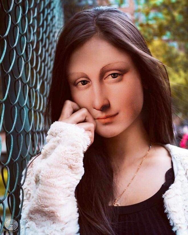 Hình ảnh nàng Mona Lisa dễ thương và hài hước nhất