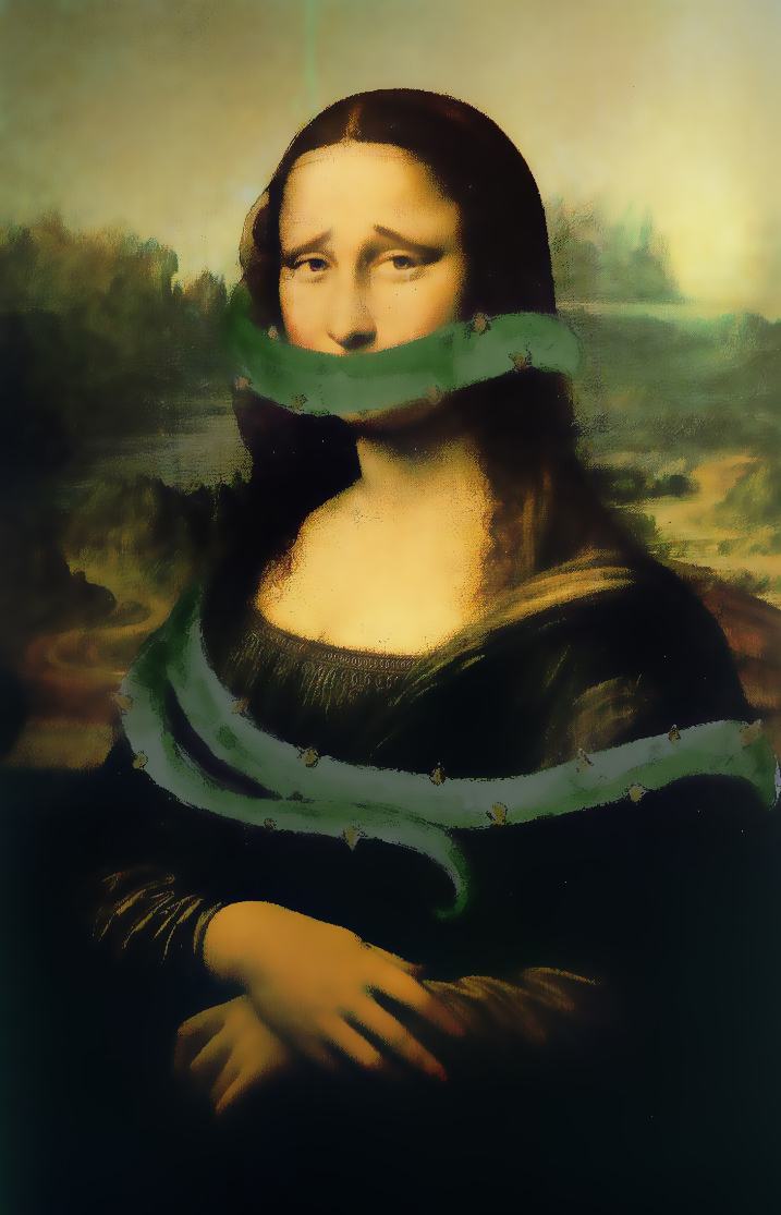 Hình ảnh nàng Mona Lisa ngộ nghĩnh và cực chất