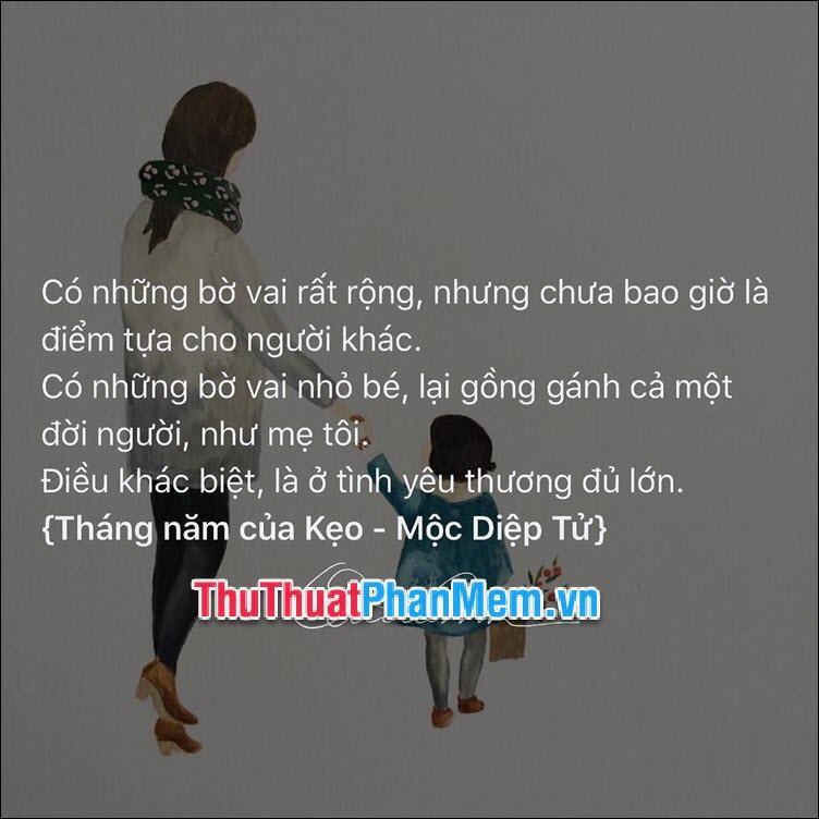 Có bờ vai rất rộng, nhưng không bao giờ là điểm tựa cho người khác