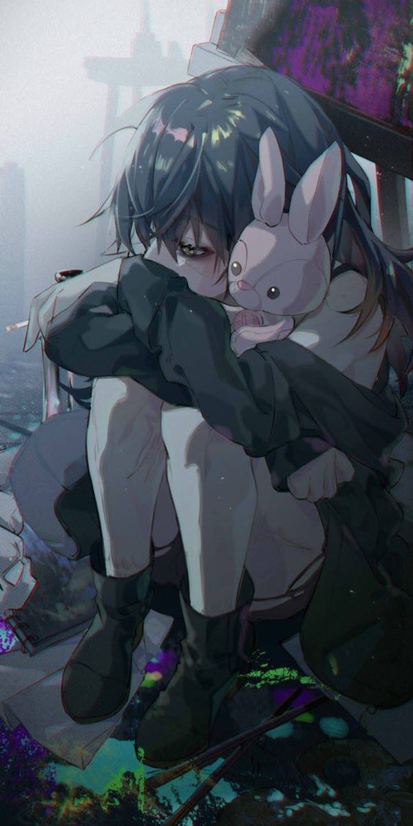 Hình ảnh anime khóc thầm đẹp nhất