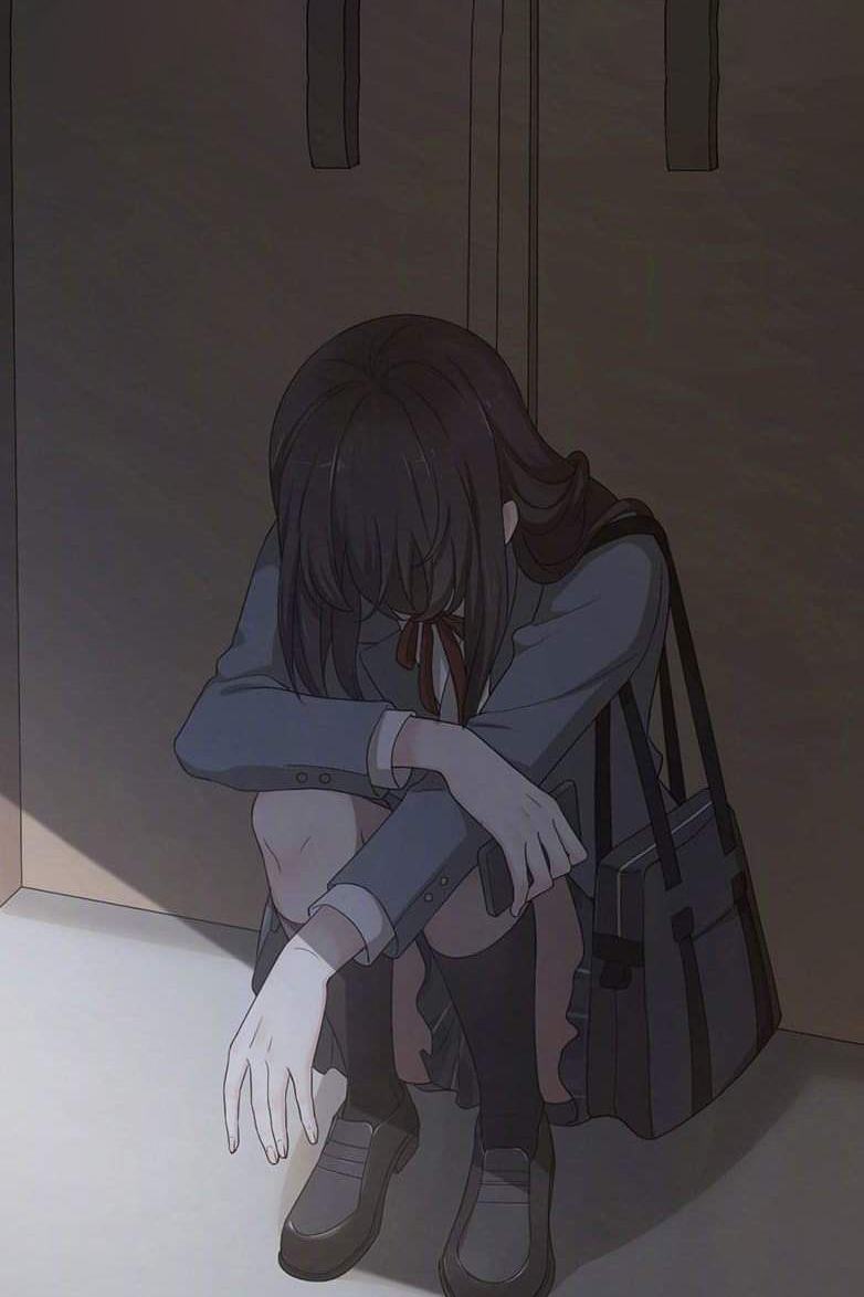 Hình ảnh anime khóc thầm