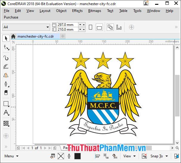 Vector logo Manchester City cho CorelDraw