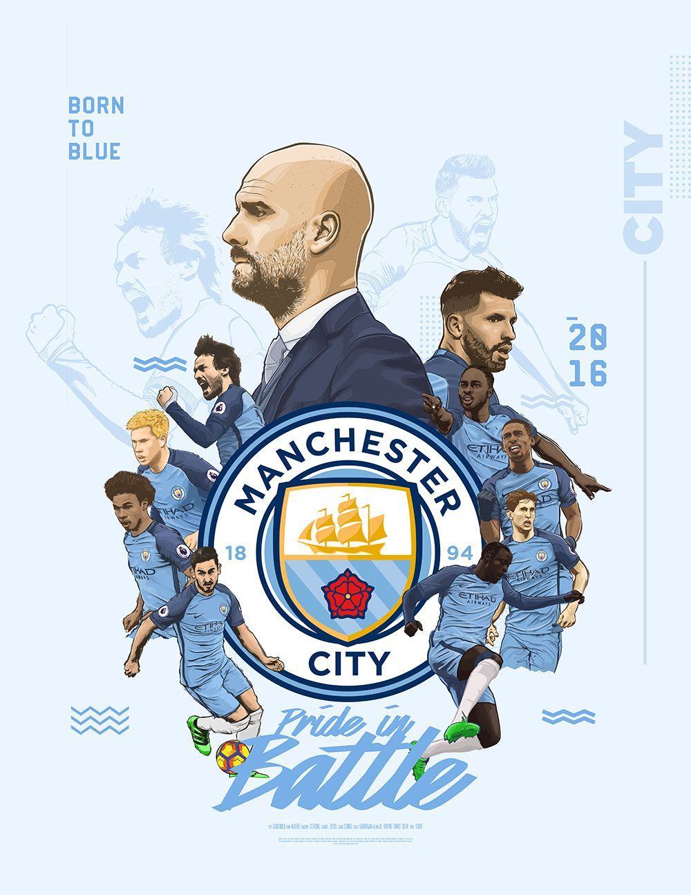 Ảnh đẹp về logo Man City