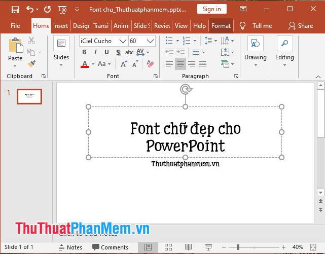 Năm 2024, PowerPoint sẽ đem đến cho bạn bộ font chữ đẹp nhất. Nếu bạn muốn tạo một bài thuyết trình chuyên nghiệp và đẹp mắt, PowerPoint sẽ là người bạn đồng hành đáng tin cậy của bạn. Sử dụng bộ font chữ PowerPoint đẹp nhất để tạo nên một trình diễn ấn tượng và tạo ra ấn tượng mạnh mẽ với khán giả của bạn.