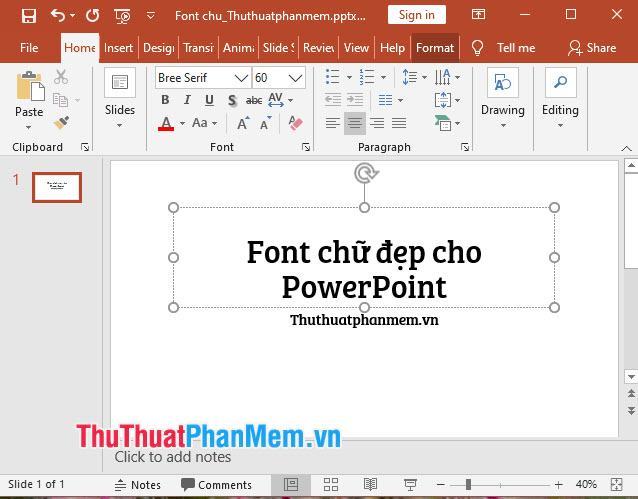 Bộ font chữ PowerPoint đẹp nhất - Trung Tâm Đào Tạo Việt Á