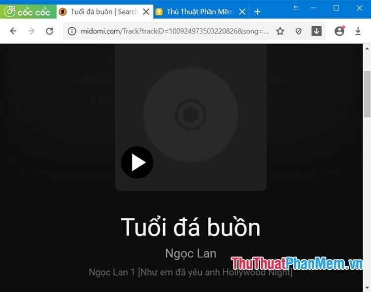 Sau khi nhận dạng thành công, tên bài hát cùng với tên của người biểu diễn sẽ được hiển thị trên màn hình