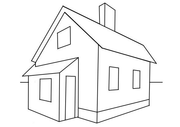 Color the house