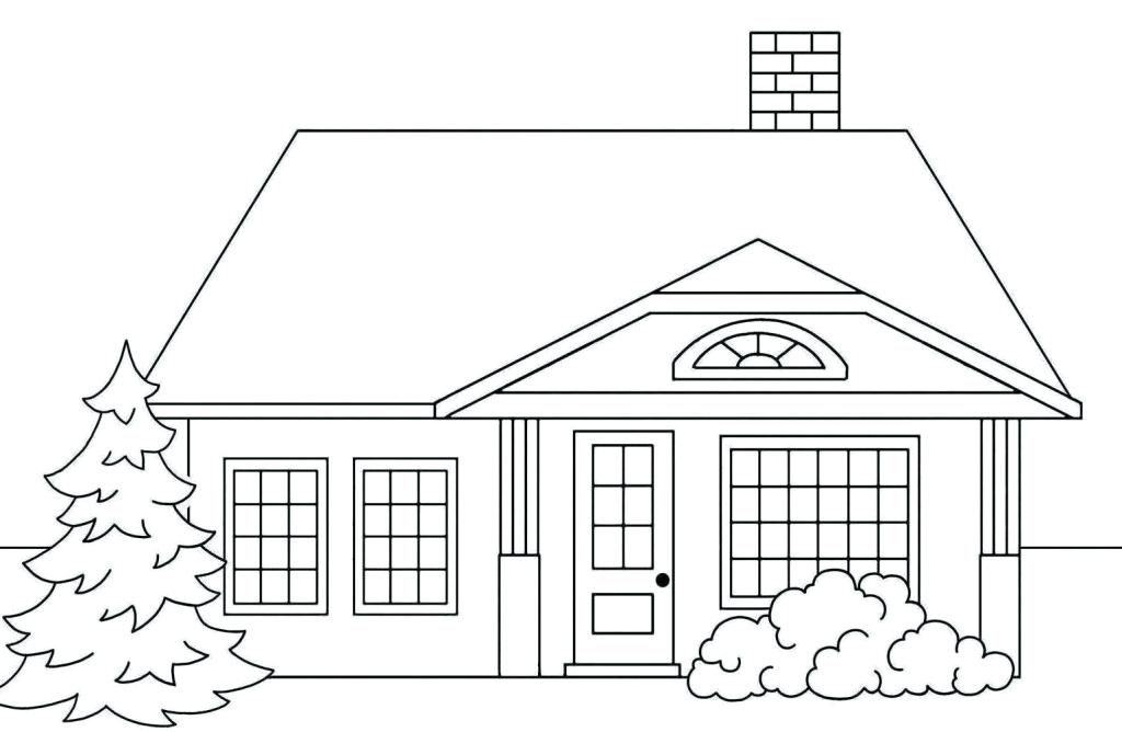 House coloring pages (2)