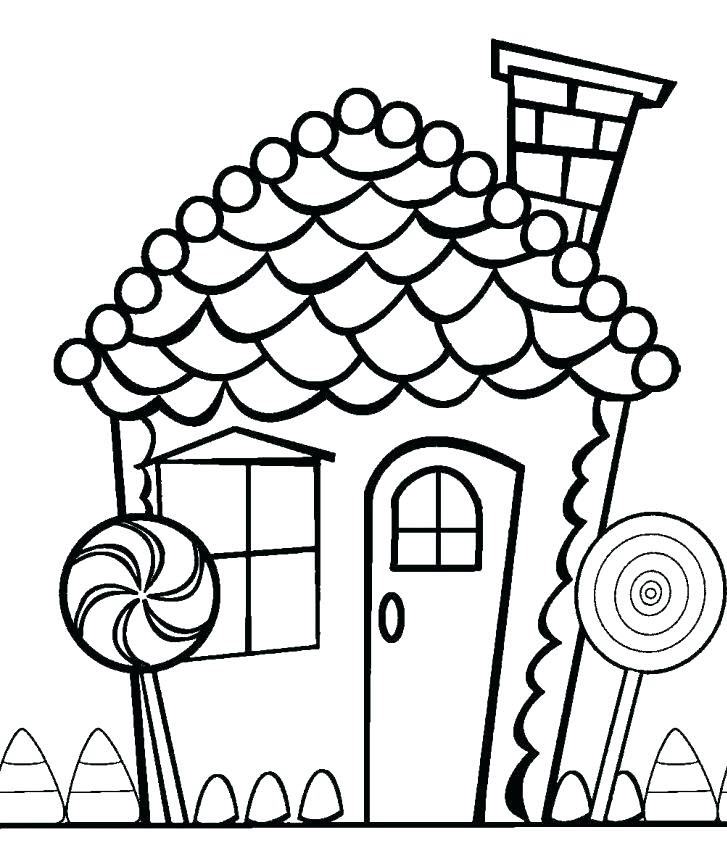 House coloring pages for kids