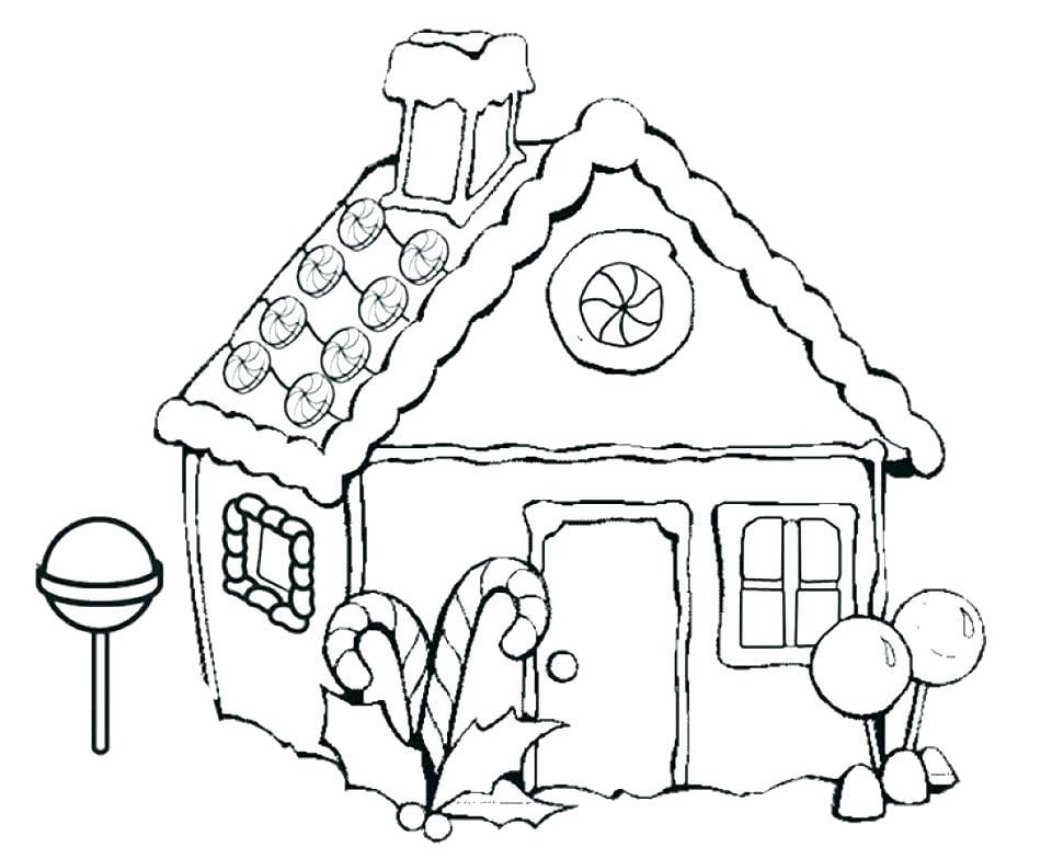 House coloring pages for kids