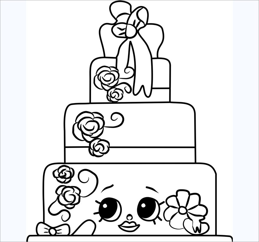 Practice drawing beautiful birthday cakes