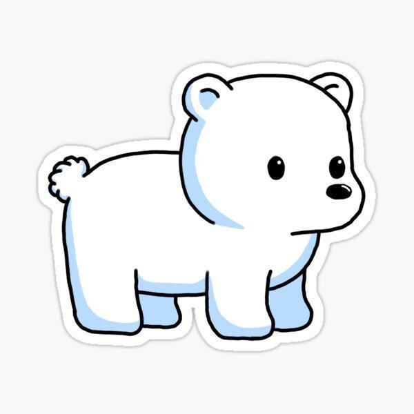 Hình ảnh chibi gấu trắng dễ thương