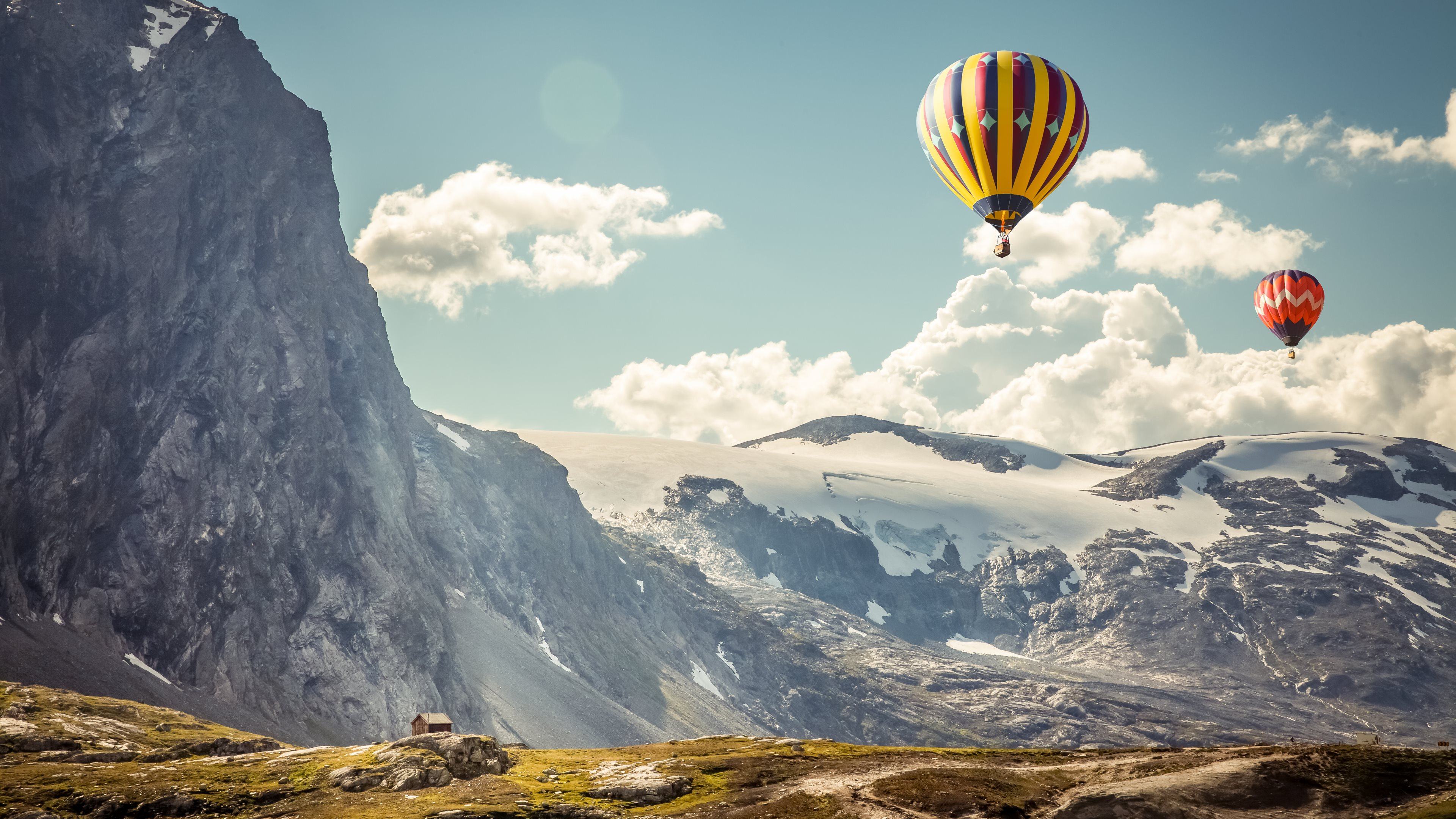 Hình nền 4k - Hình nền Sky Balloon 4k