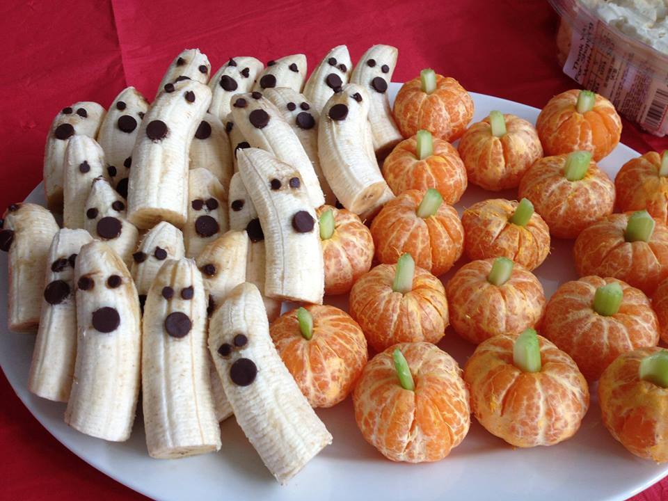 Cách trang trí trái cây cho Halloween