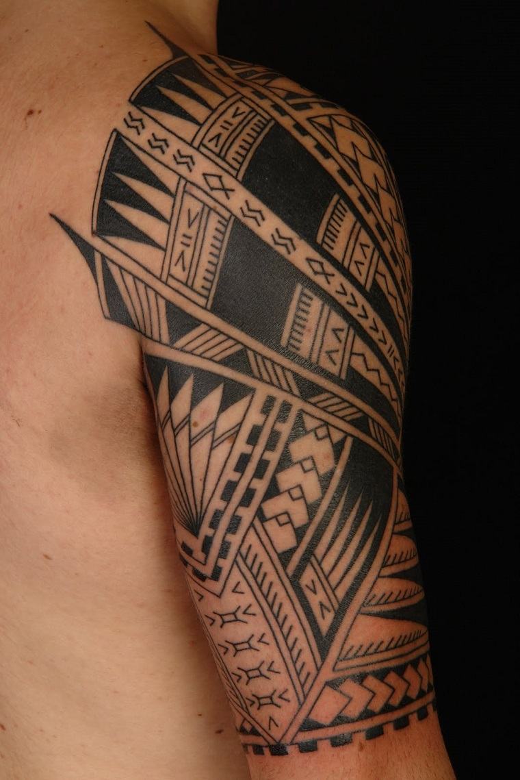 hình xăm maori đẹp ở tay