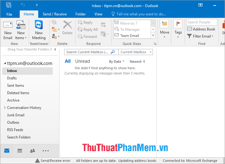 Bạn có thể sử dụng mail Outlook với tài khoản Outlook mới đăng ký