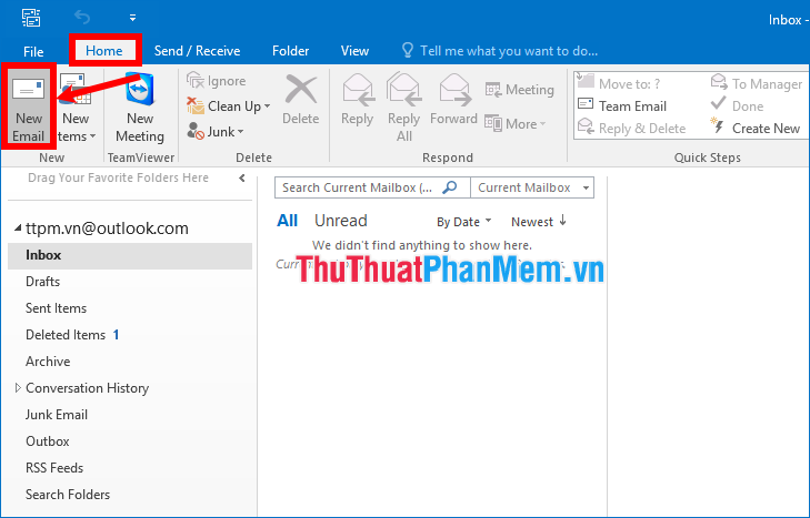 Chọn Email mới