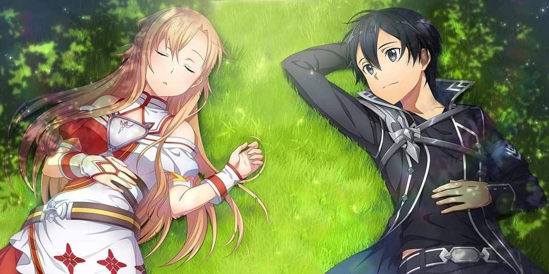 Kirito và Asuna là những hình ảnh dễ thương và xinh đẹp