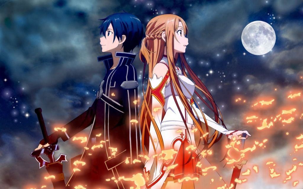 Ảnh Kirito và Asuna lãng mạn dễ thương đẹp nhất