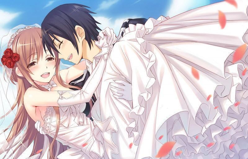 Hình ảnh Kirito và Asuna dễ thương và dễ thương