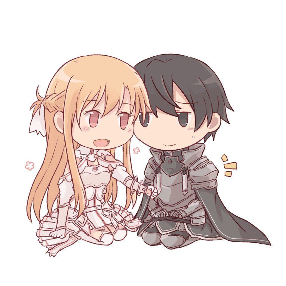 Hình ảnh đẹp lãng mạn của Kirito và Asuna