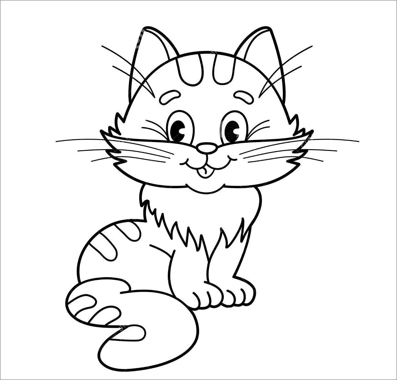 Cuốn sách tô màu con mèo cho trẻ em