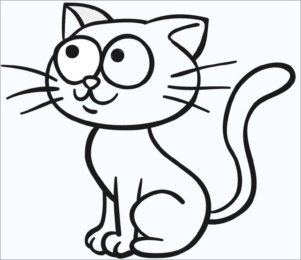 Cuốn sách tô màu con mèo cho trẻ em