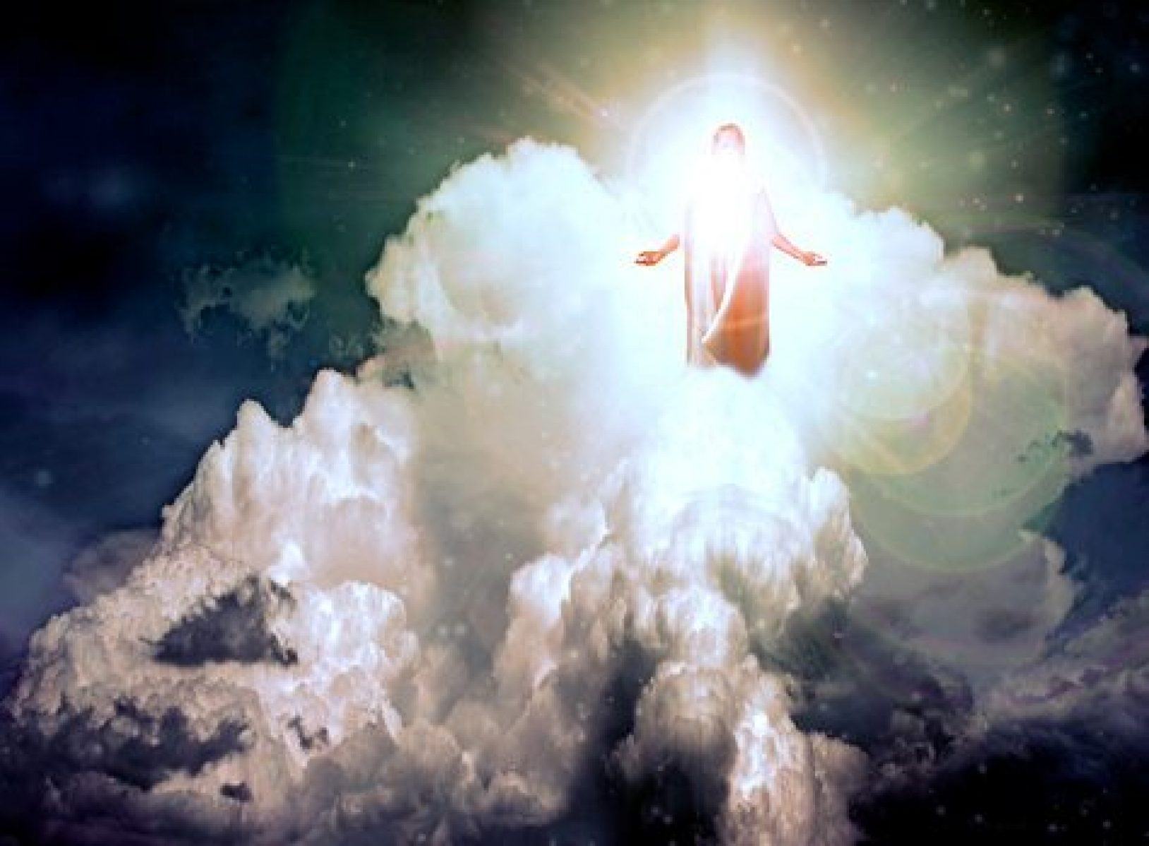 Chúa Giêsu đứng trên đám mây