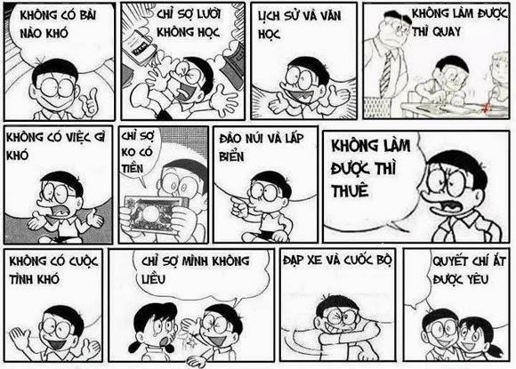 Hình ảnh triết lý sống của Doraemon