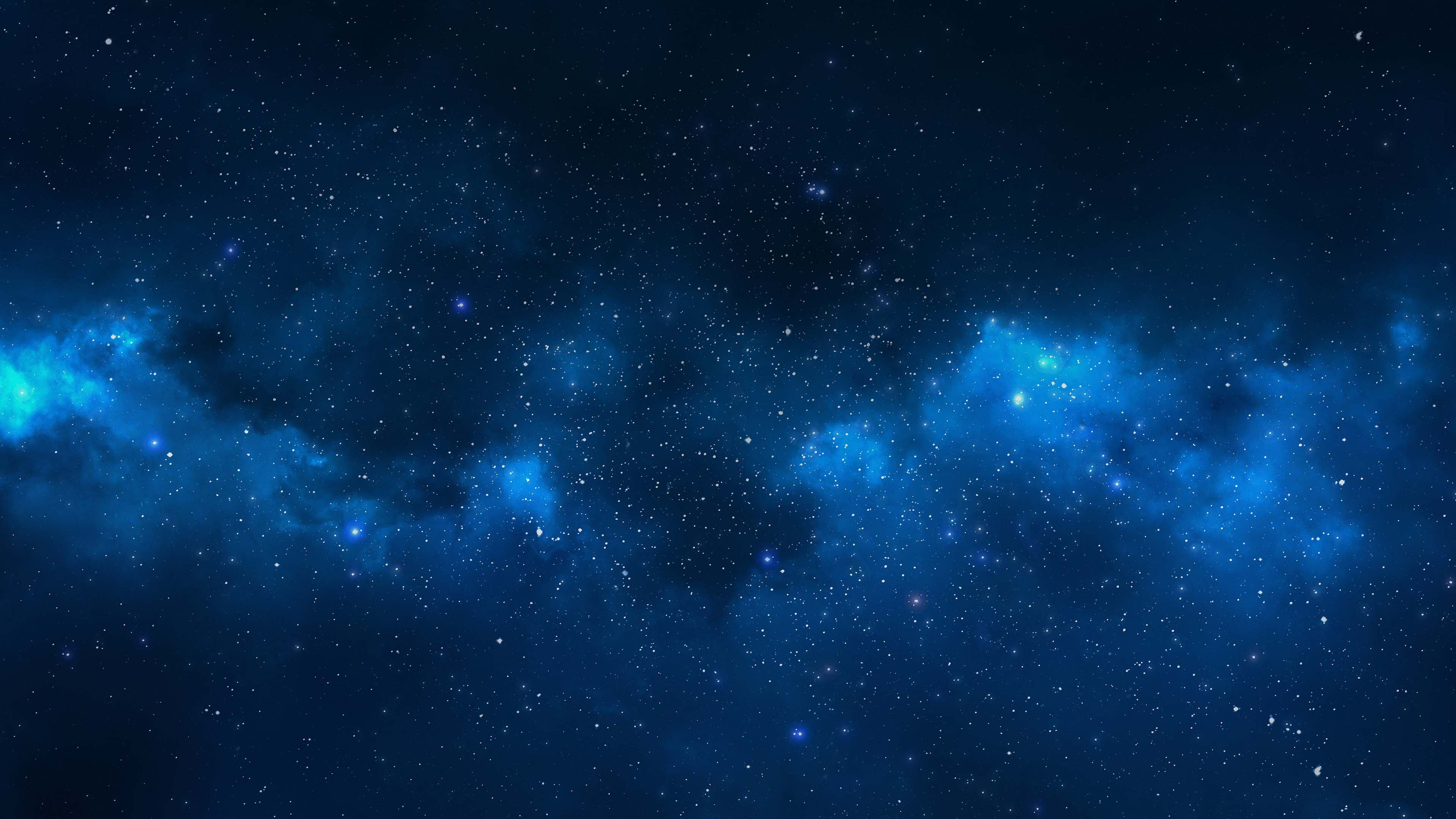 Hình nền thiên hà xanh