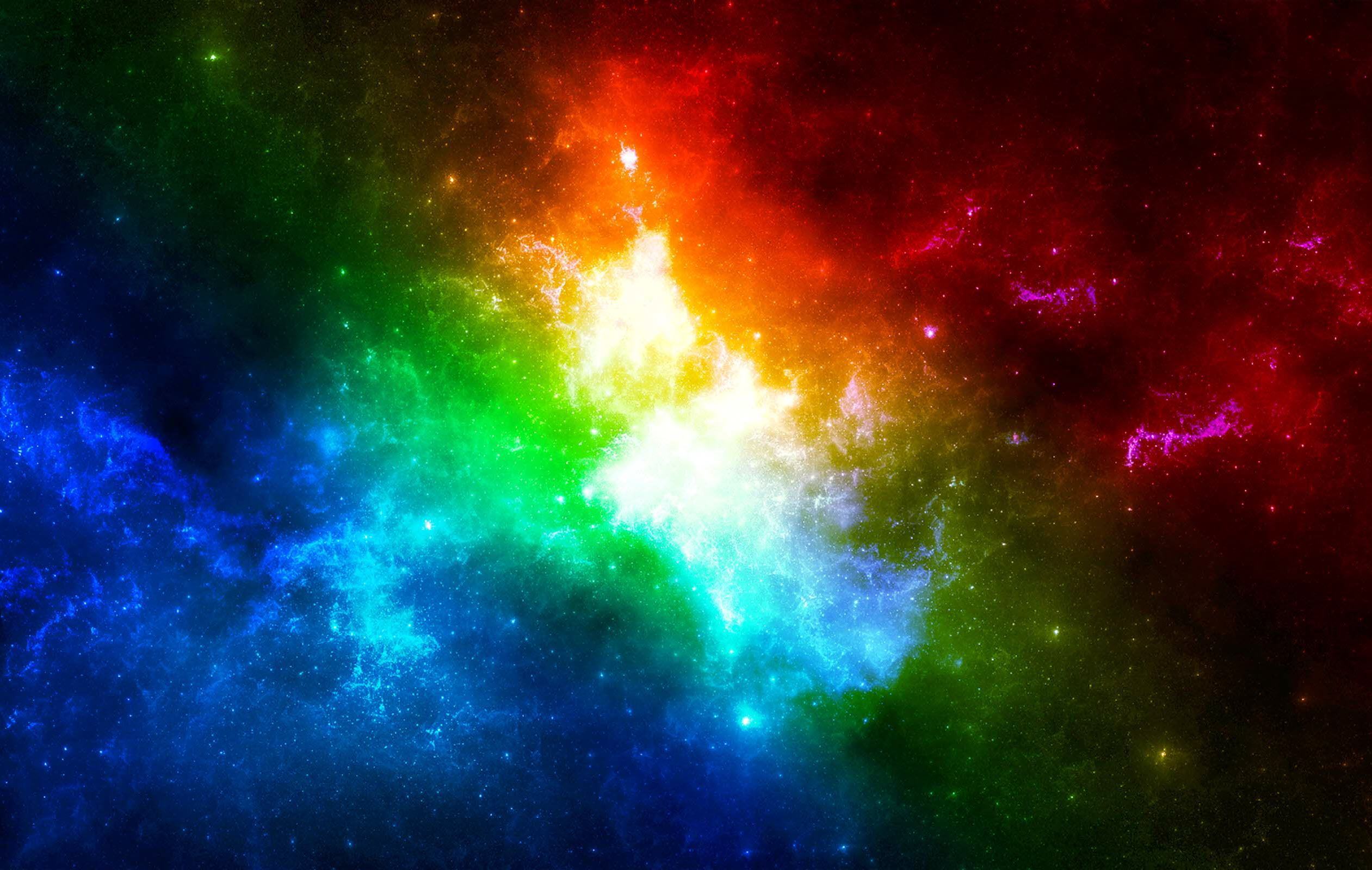 Hình nền thiên hà đầy màu sắc