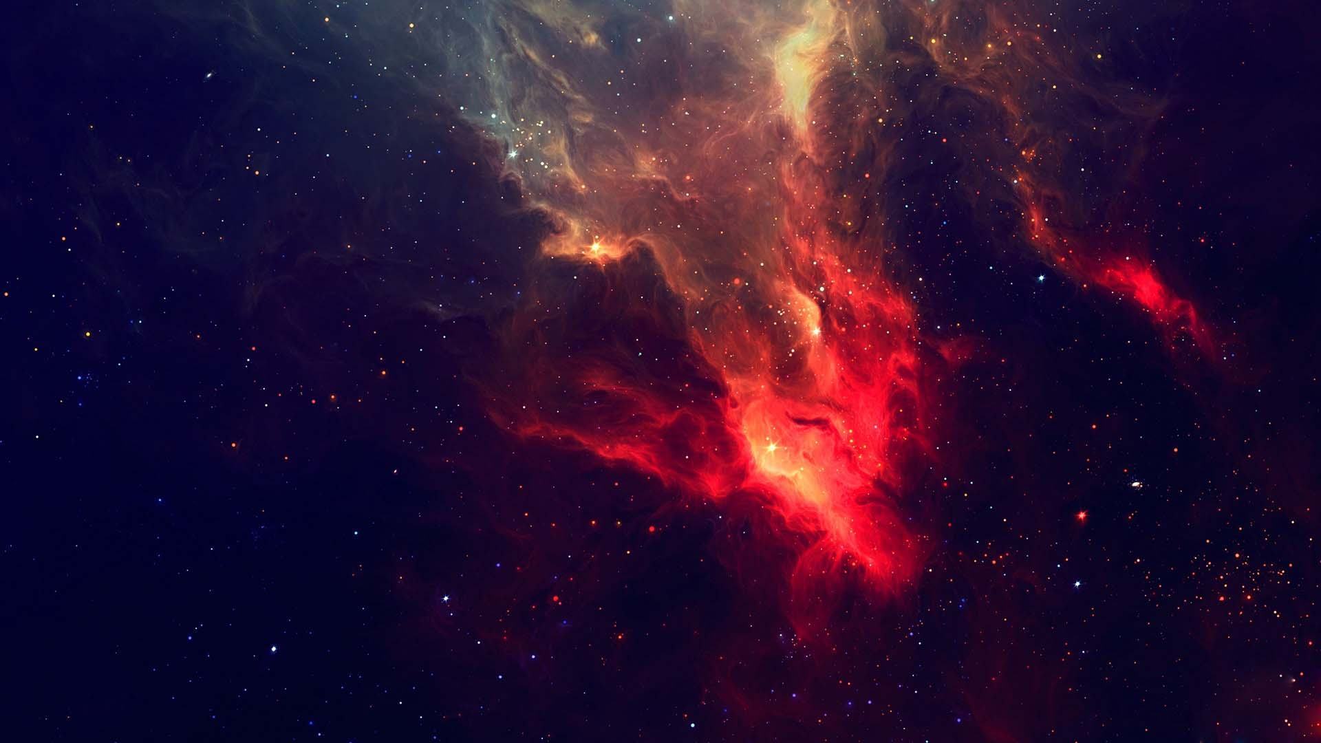 Hình nền thiên hà đỏ