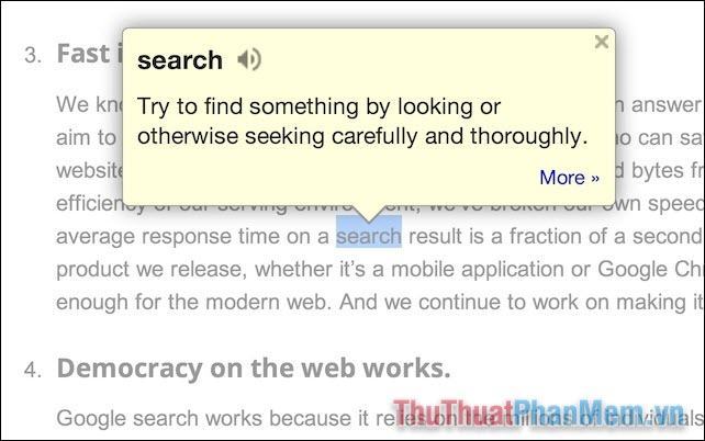 Từ điển Google