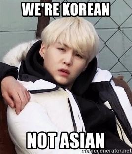 Có phải người Hàn Quốc không phải người châu Á - Were Korean not Asian