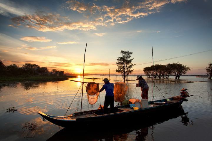 Hình ảnh người Việt đánh bắt cá