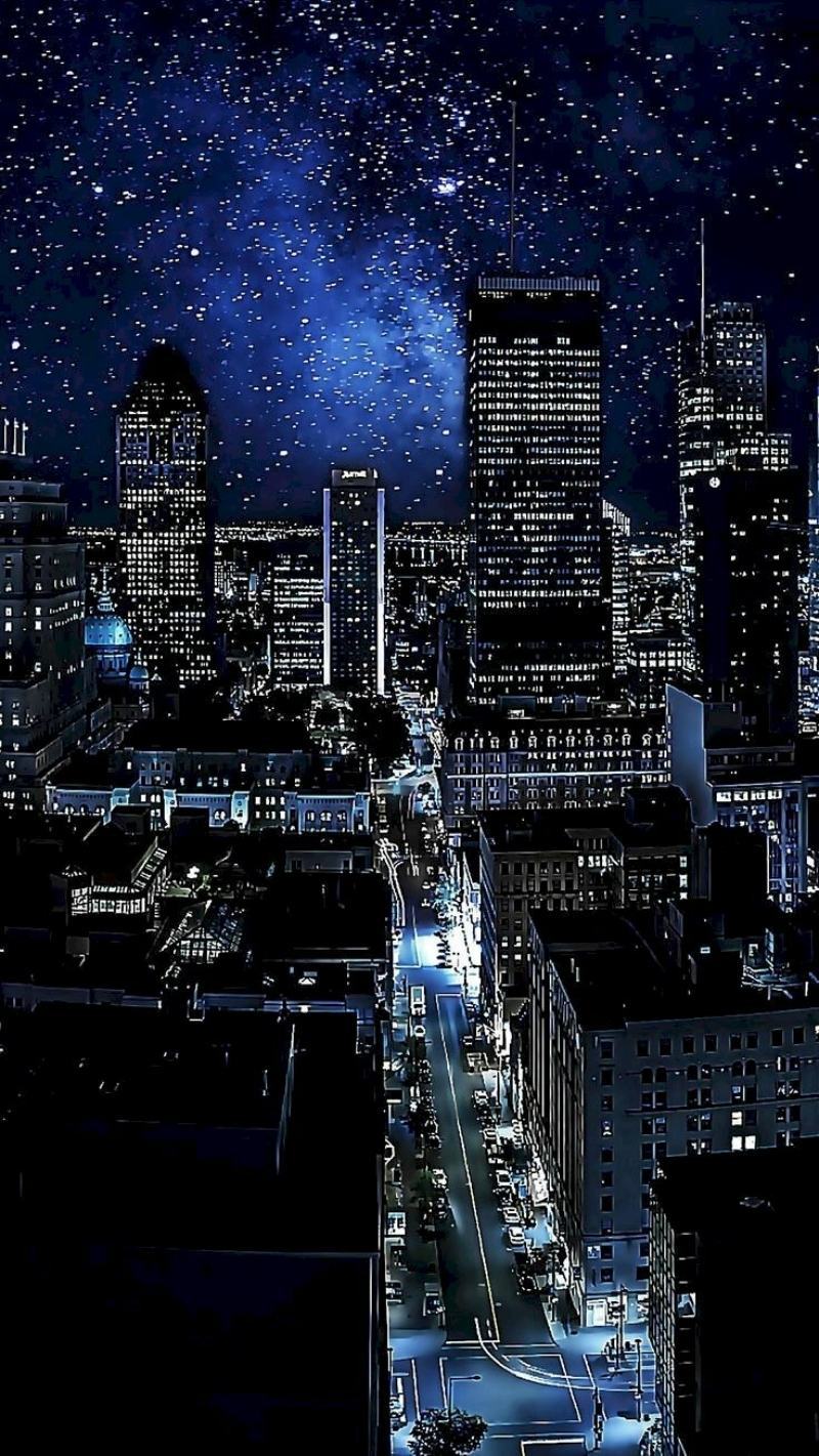 Tổng hợp hình nền thành phố về đêm