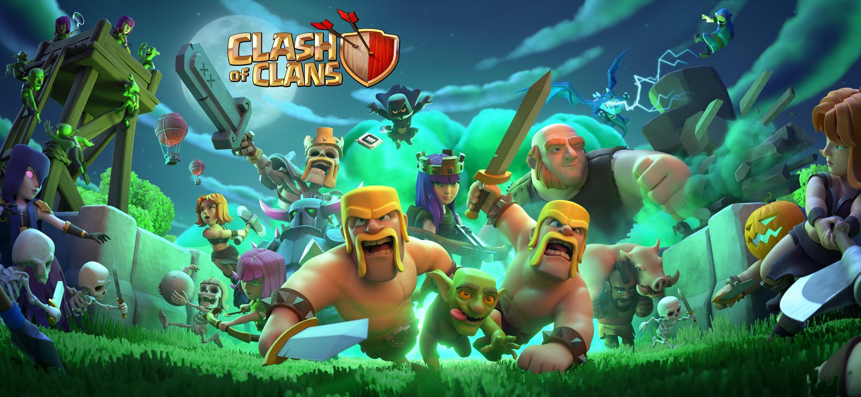 Clash of clans halloween hình ảnh