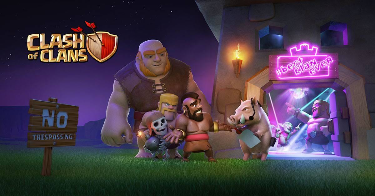 Hình ảnh bữa tiệc Clash of clans