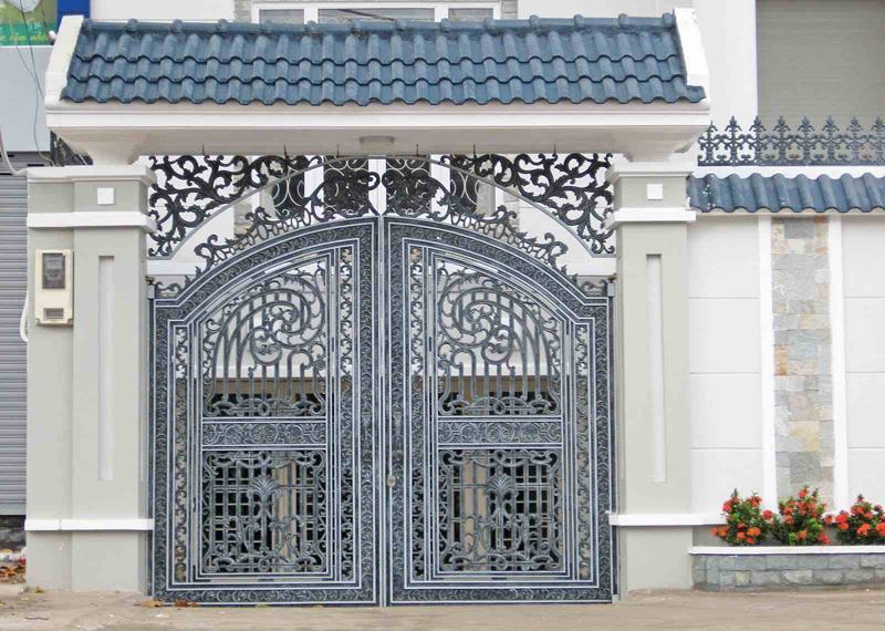 Mẫu cổng nhà đẹp hiện đại