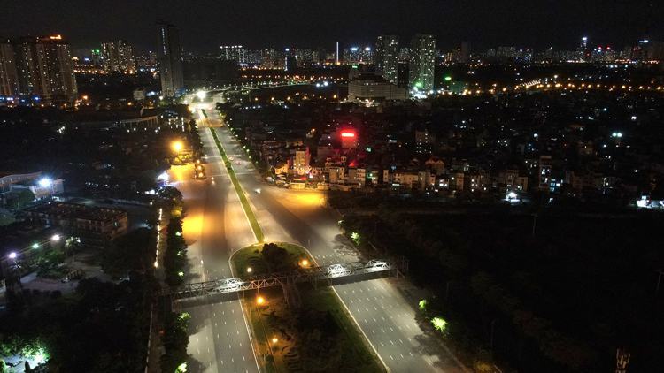 Ảnh đường phố Hà Nội về đêm
