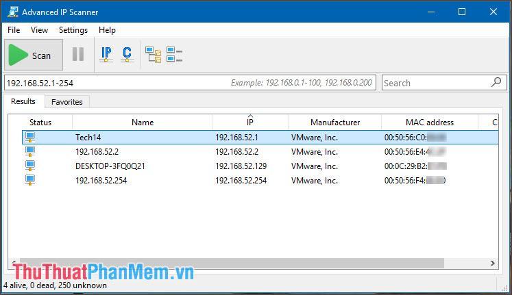Máy quét IP nâng cao