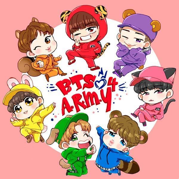 Ảnh chibi BTS đẹp